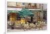 Bistro and Brasserie Le Reveil Bastille-Cora Niele-Framed Giclee Print