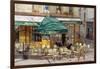 Bistro and Brasserie Le Reveil Bastille-Cora Niele-Framed Giclee Print