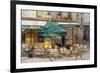 Bistro and Brasserie Le Reveil Bastille-Cora Niele-Framed Giclee Print