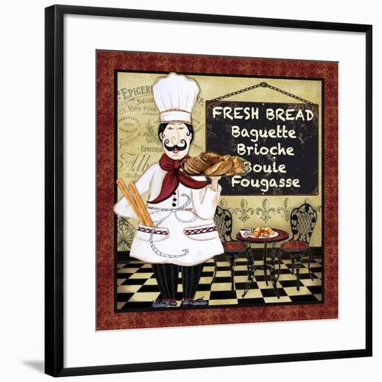 Bistro Chef-A-Jean Plout-Framed Giclee Print