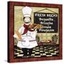 Bistro Chef-A-Jean Plout-Stretched Canvas