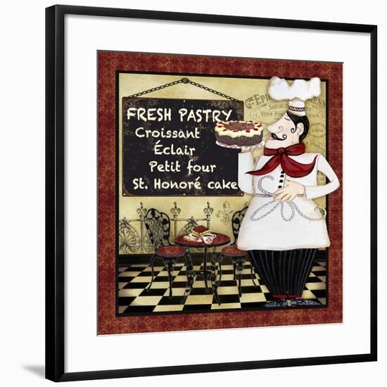 Bistro Chef-B--Jean Plout-Framed Giclee Print