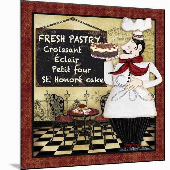 Bistro Chef-B--Jean Plout-Mounted Giclee Print