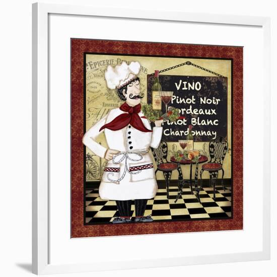 Bistro Chef-D-Jean Plout-Framed Giclee Print