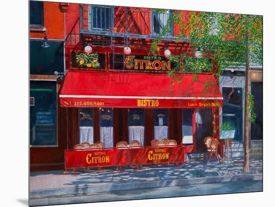 Bistro Citron, NYC, 2012-Anthony Butera-Mounted Giclee Print