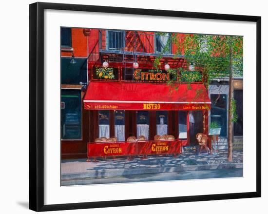 Bistro Citron, NYC, 2012-Anthony Butera-Framed Giclee Print