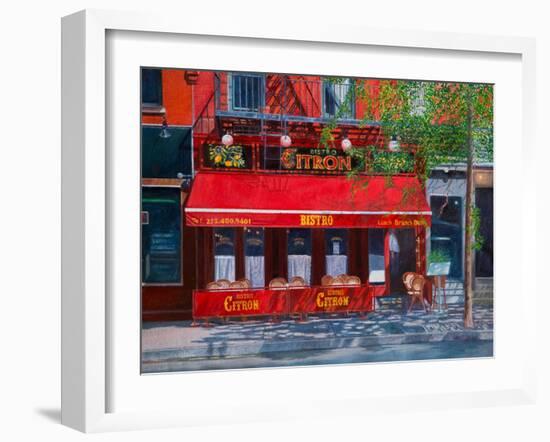 Bistro Citron, NYC, 2012-Anthony Butera-Framed Giclee Print