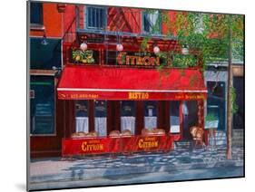 Bistro Citron, NYC, 2012-Anthony Butera-Mounted Giclee Print