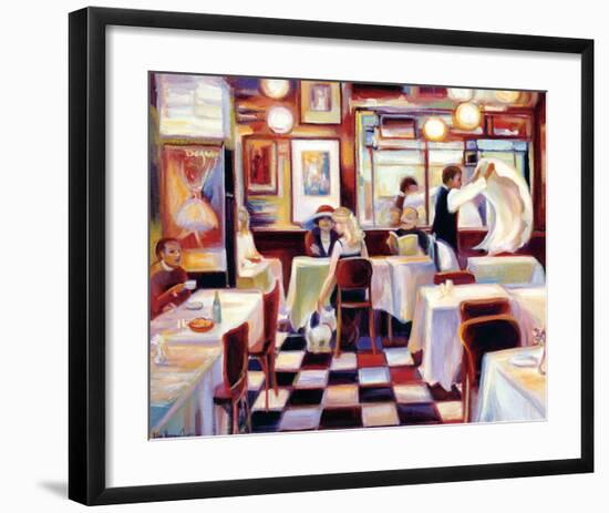 Bistro de la Nuit II-Lisa Homan-Conger-Framed Art Print