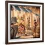 Bistro du Paradou-Trish Biddle-Framed Art Print