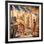 Bistro du Paradou-Trish Biddle-Framed Art Print