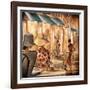 Bistro du Paradou-Trish Biddle-Framed Art Print