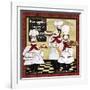 Bistro French Chefs-A-Jean Plout-Framed Giclee Print