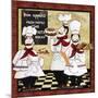 Bistro French Chefs-A-Jean Plout-Mounted Giclee Print