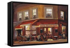 Bistro II-Tim O'toole-Framed Stretched Canvas