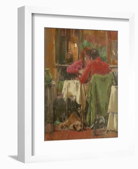 Bistro in Beziers, 2007-Pat Maclaurin-Framed Giclee Print