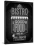Bistro Poster Chalkboard-avean-Stretched Canvas