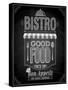 Bistro Poster Chalkboard-avean-Stretched Canvas