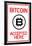 Bitcoin Accepted Here Sign-null-Framed Poster