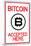 Bitcoin Accepted Here-null-Mounted Poster