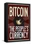 Bitcoin The People's Currency-null-Framed Stretched Canvas