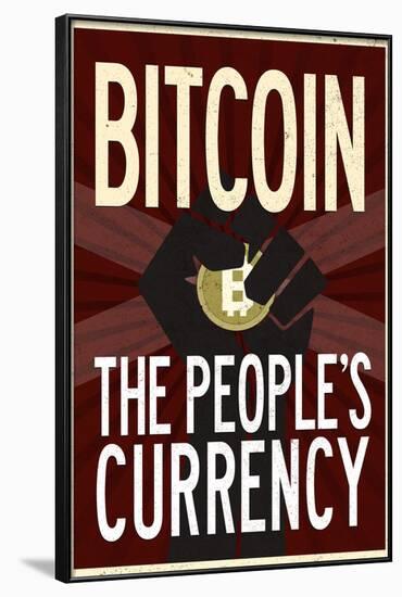 Bitcoin The People's Currency-null-Framed Poster
