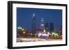 Bitexco Financial Tower at Dusk, Ho Chi Minh City, Vietnam, Indochina, Southeast Asia, Asia-Ian Trower-Framed Photographic Print