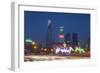 Bitexco Financial Tower at Dusk, Ho Chi Minh City, Vietnam, Indochina, Southeast Asia, Asia-Ian Trower-Framed Photographic Print