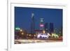 Bitexco Financial Tower at Dusk, Ho Chi Minh City, Vietnam, Indochina, Southeast Asia, Asia-Ian Trower-Framed Photographic Print