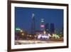 Bitexco Financial Tower at Dusk, Ho Chi Minh City, Vietnam, Indochina, Southeast Asia, Asia-Ian Trower-Framed Photographic Print