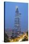 Bitexco Financial Tower at Dusk, Ho Chi Minh City, Vietnam, Indochina, Southeast Asia, Asia-Ian Trower-Stretched Canvas