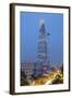 Bitexco Financial Tower at Dusk, Ho Chi Minh City, Vietnam, Indochina, Southeast Asia, Asia-Ian Trower-Framed Photographic Print