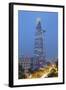 Bitexco Financial Tower at Dusk, Ho Chi Minh City, Vietnam, Indochina, Southeast Asia, Asia-Ian Trower-Framed Photographic Print