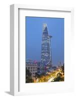 Bitexco Financial Tower at Dusk, Ho Chi Minh City, Vietnam, Indochina, Southeast Asia, Asia-Ian Trower-Framed Photographic Print