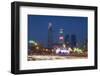 Bitexco Financial Tower at Dusk, Ho Chi Minh City, Vietnam, Indochina, Southeast Asia, Asia-Ian Trower-Framed Photographic Print