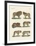 Biting Animals-null-Framed Giclee Print