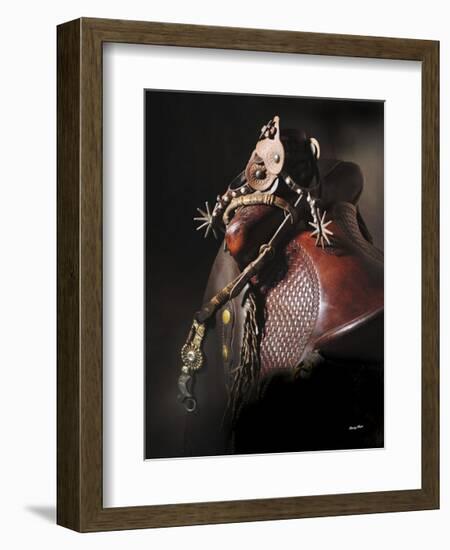 Bits, Bridles and Spurs-Barry Hart-Framed Giclee Print