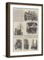 Bits of Old London, Gray's Inn-Alfred Robert Quinton-Framed Giclee Print