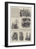 Bits of Old London, Gray's Inn-Alfred Robert Quinton-Framed Giclee Print