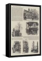 Bits of Old London, Gray's Inn-Alfred Robert Quinton-Framed Stretched Canvas