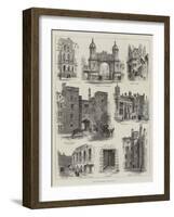 Bits of Old London, Lincoln's Inn-Alfred Robert Quinton-Framed Giclee Print