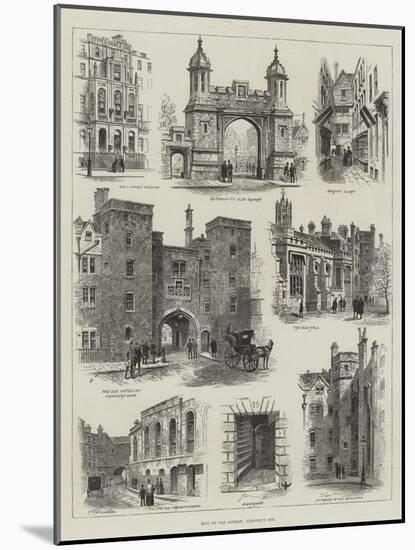 Bits of Old London, Lincoln's Inn-Alfred Robert Quinton-Mounted Giclee Print