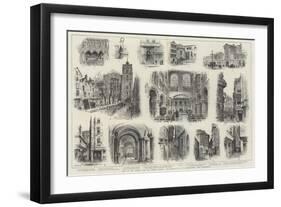 Bits of Old London, the Old Priory Church and Precincts of St Bartholomew, West Smithfield-Alfred Robert Quinton-Framed Giclee Print