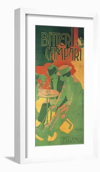 Bitter Campari Milano-Adolfo Hohenstein-Framed Art Print