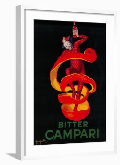 Bitter Campari Vintage Poster - Europe-Lantern Press-Framed Art Print