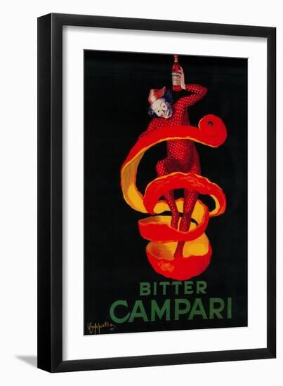 Bitter Campari Vintage Poster - Europe-Lantern Press-Framed Art Print
