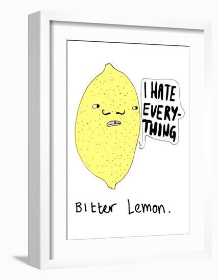 Bitter Lemon-null-Framed Art Print