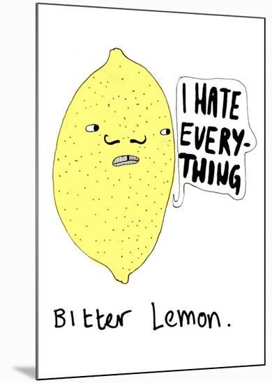 Bitter Lemon-null-Mounted Giclee Print