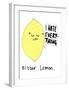 Bitter Lemon-null-Framed Giclee Print