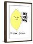 Bitter Lemon-null-Framed Giclee Print